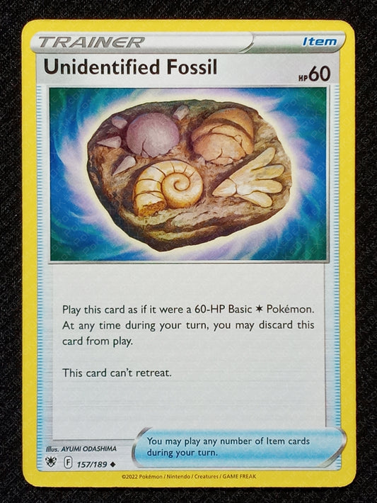 157/189 Unidentified Fossil