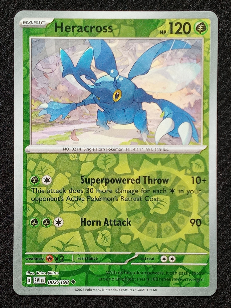 002/198 Heracross {Reverse Holo}