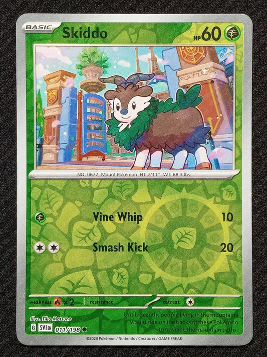 011/198 Skiddo {Reverse Holo}