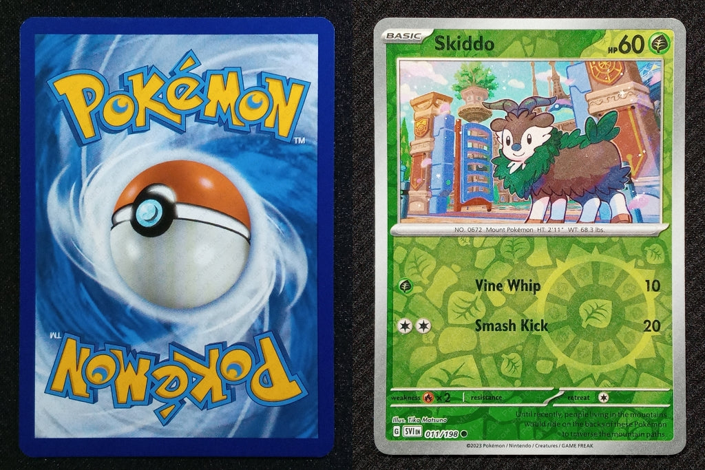011/198 Skiddo {Reverse Holo}
