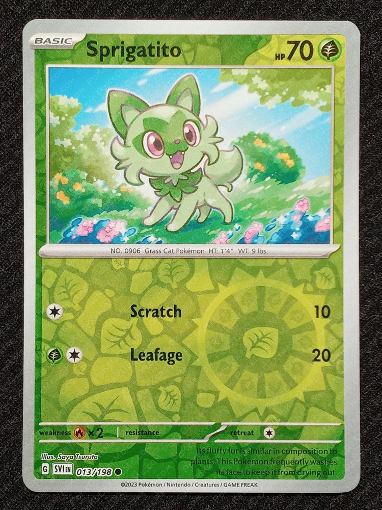 013/198 Sprigatito {Reverse Holo}