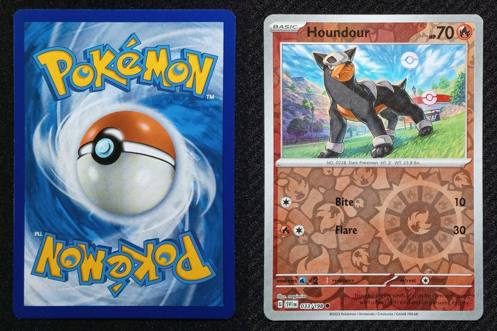 033/198 Houndour {Reverse Holo}