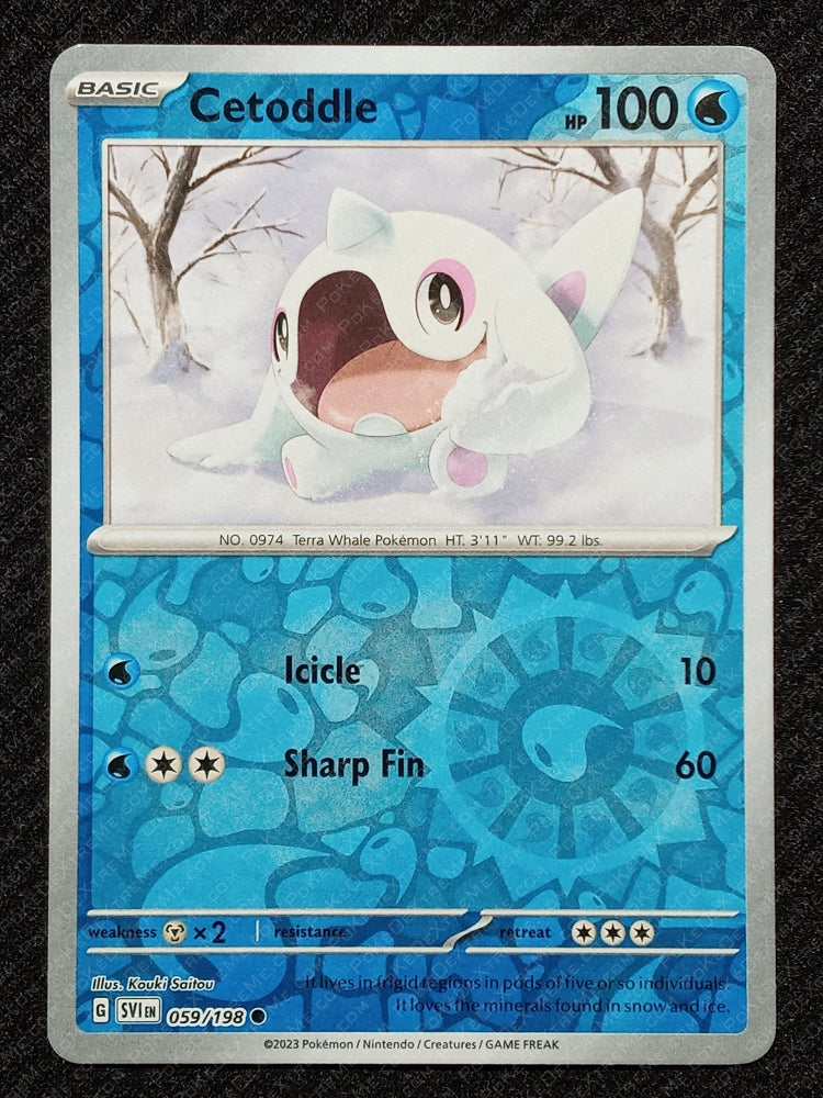 059/198 Cetoddle {Reverse Holo}