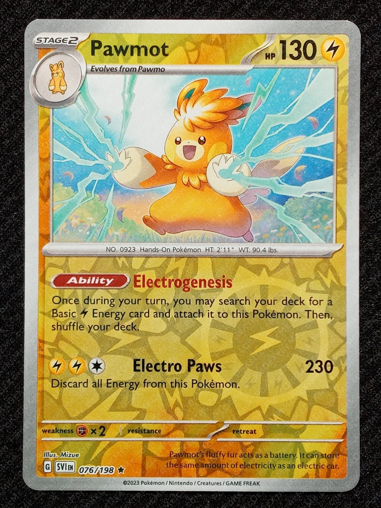 076/198 Pawmot {Reverse Holo}