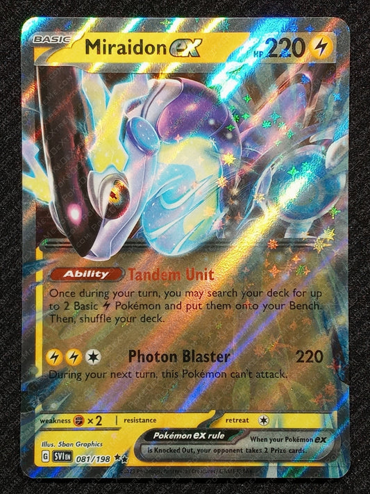 081/198 Miraidon EX {Full Art Holo}