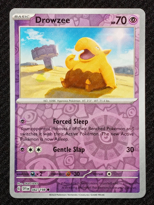 082/198 Drowzee {Reverse Holo}