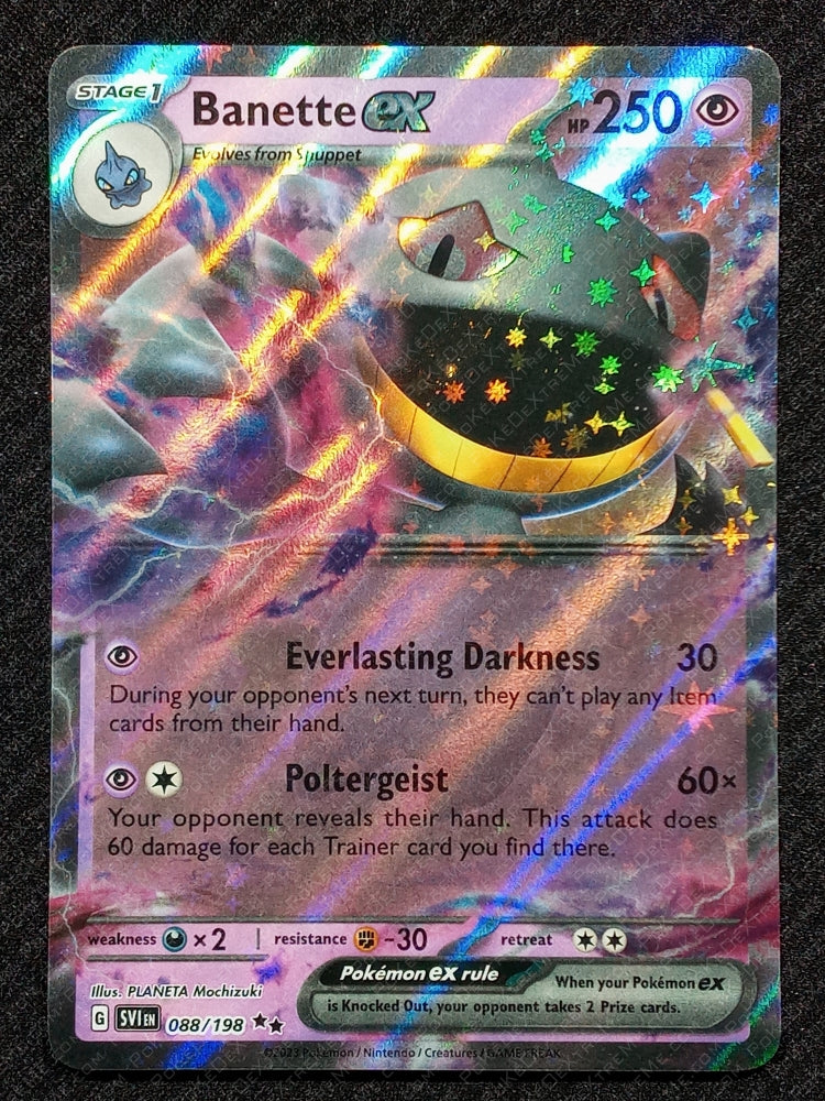 088/198 Banette EX {Full Art Holo}