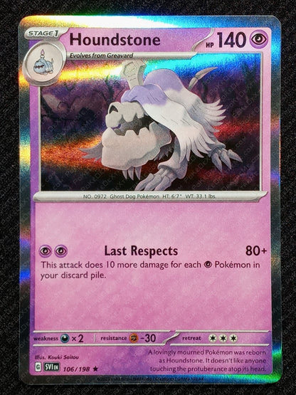 106/198 Houndstone {Regular Holo}