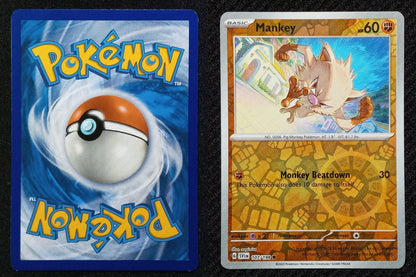 107/198 Mankey {Reverse Holo}