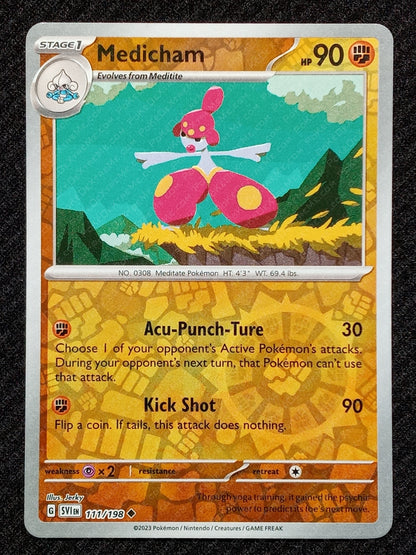 111/198 Medicham {Reverse Holo}