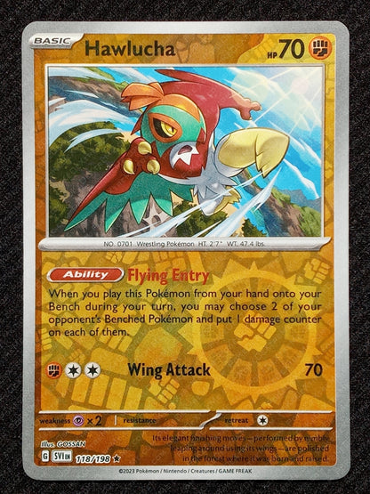 118/198 Hawlucha {Reverse Holo}