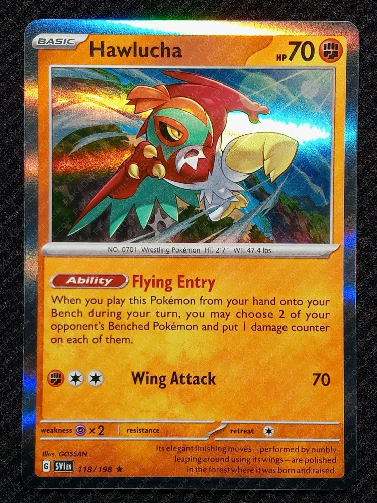 118/198 Hawlucha {Window Holo}