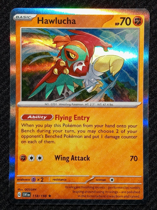 118/198 Hawlucha {Window Holo}
