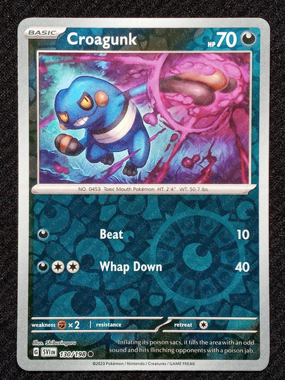 130/198 Croagunk {Reverse Holo}
