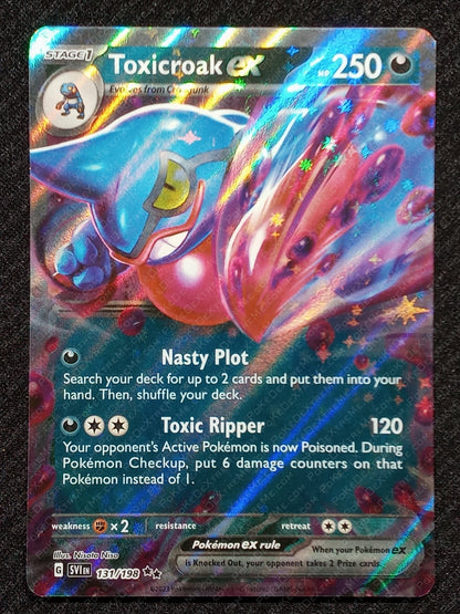 131/198 Toxicroak EX {Full Art Holo}