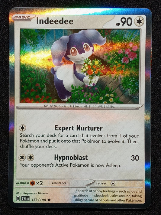 153/198 Indeedee {Window Holo}
