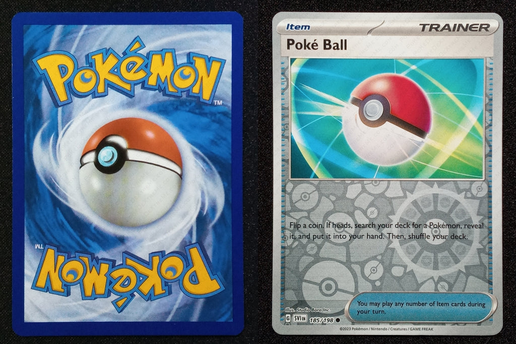 185/198 Poké Ball {Reverse Holo}