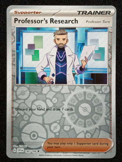 190/198 Professor's Research {Reverse Holo}