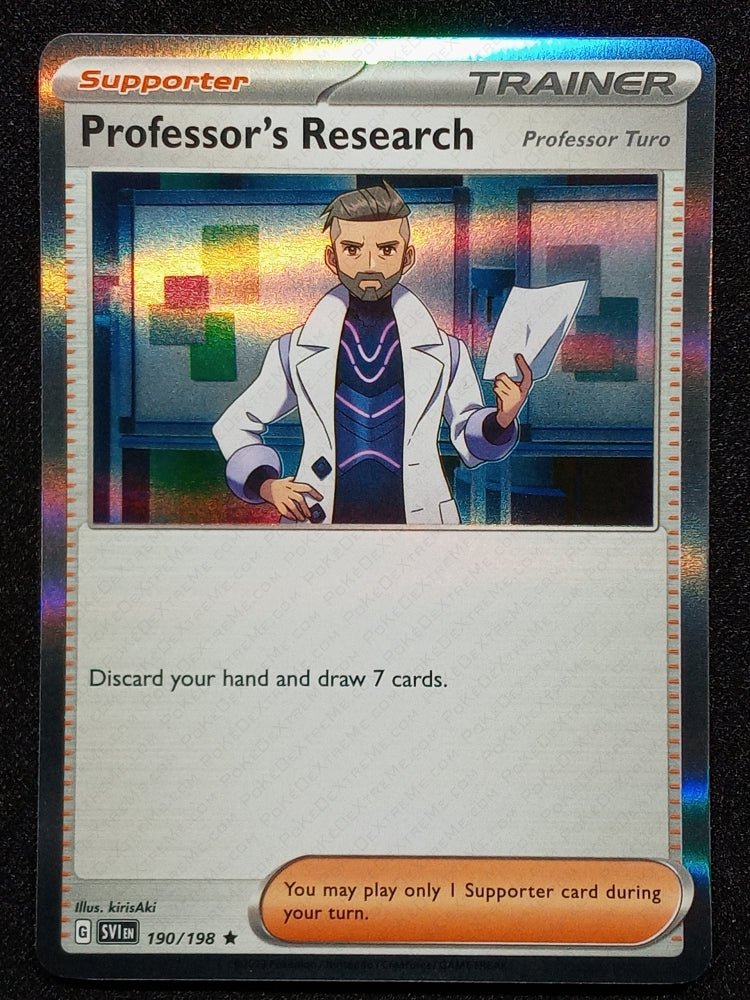 190/198 Professor's Research {Regular Holo}