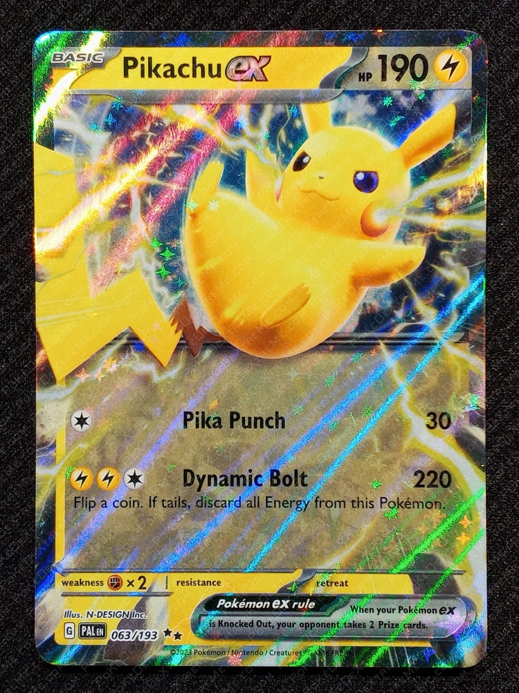 063/193 Pikachu EX {Full Art Holo}