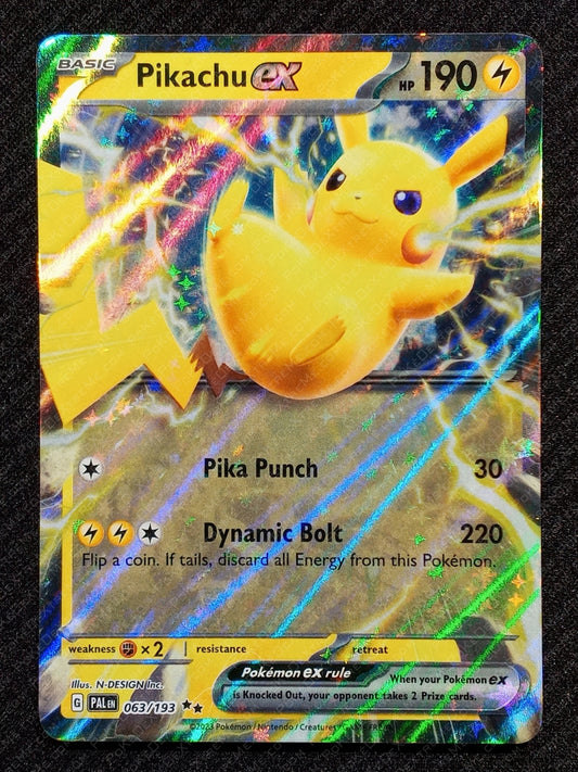 063/193 Pikachu EX {Full Art Holo}