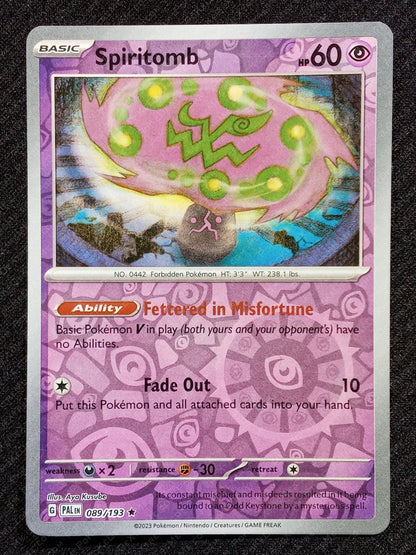 089/193 Spiritomb {Reverse Holo}