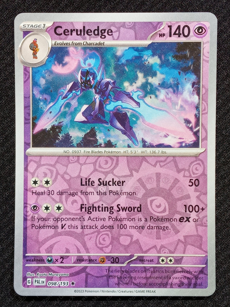 098/193 Ceruledge {Reverse Holo}