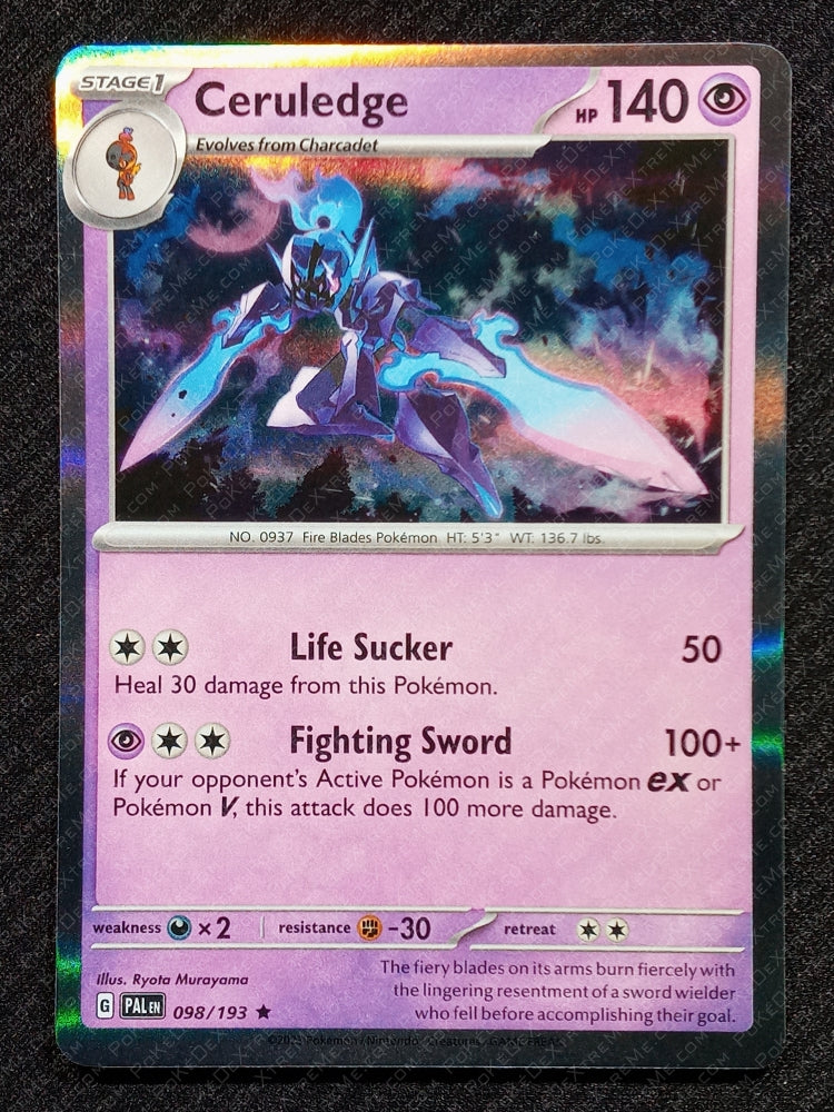 098/193 Ceruledge {Window Holo}