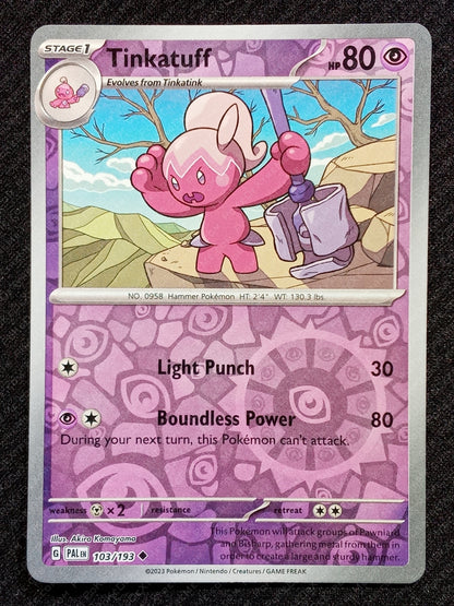 103/193 Tinkatuff {Reverse Holo}