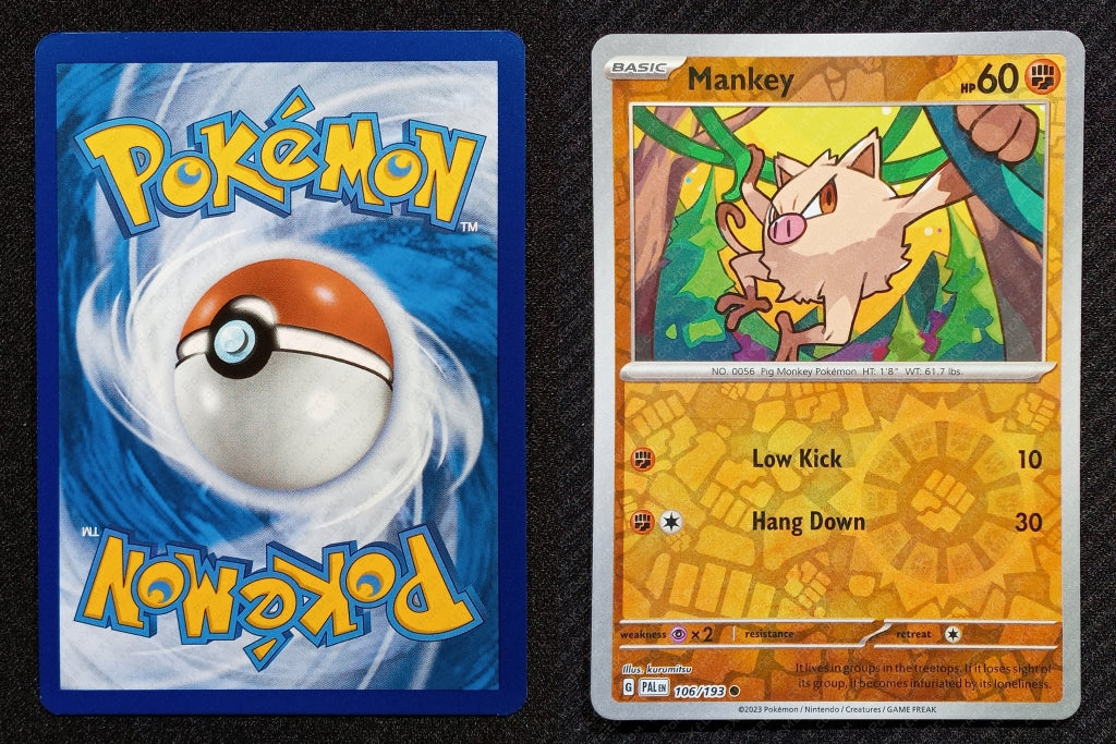 106/193 Mankey {Reverse Holo}