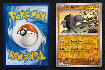 108/193 Paldean Tauros {Reverse Holo}
