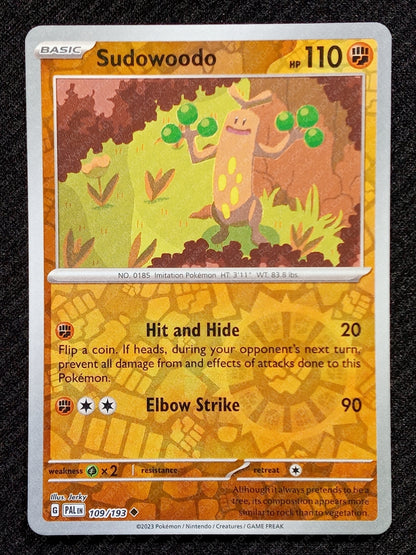 109/193 Sudowoodo {Reverse Holo}