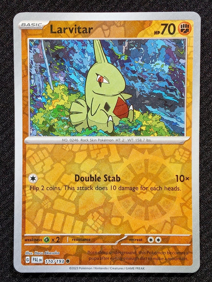 110/193 Larvitar {Reverse Holo}