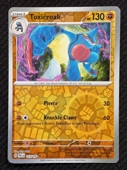 115/193 Toxicroak {Reverse Holo}