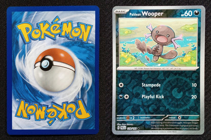 129/193 Paldean Wooper {Reverse Holo}