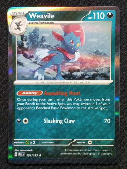 134/193 Weavile {Regular Holo}