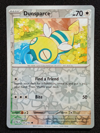 156/193 Dunsparce {Reverse Holo}
