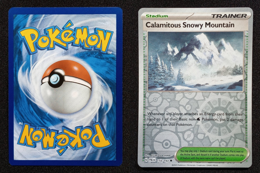 174/193 Calamitous Snowy Mountain {Reverse Holo}