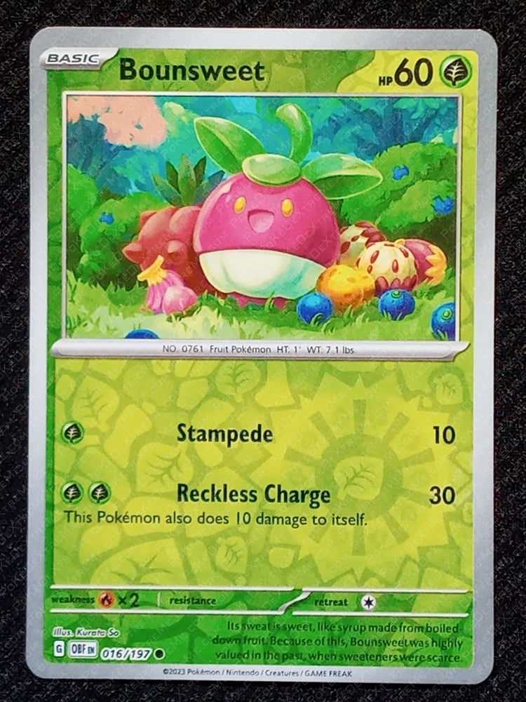 016/197 Bounsweet {Reverse Holo}