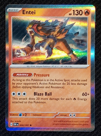 030/197 Entei {Regular Holo}