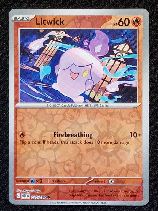 036/197 Litwick {Reverse Holo}