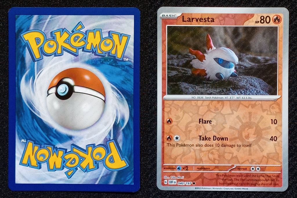 040/197 Larvesta {Reverse Holo}