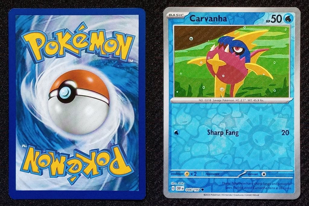 046/197 Carvanha {Reverse Holo}
