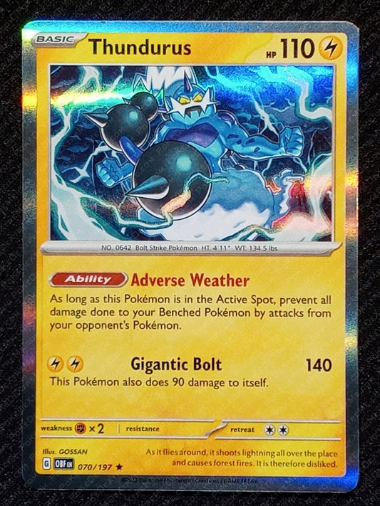 070/197 Thundurus {Window Holo}