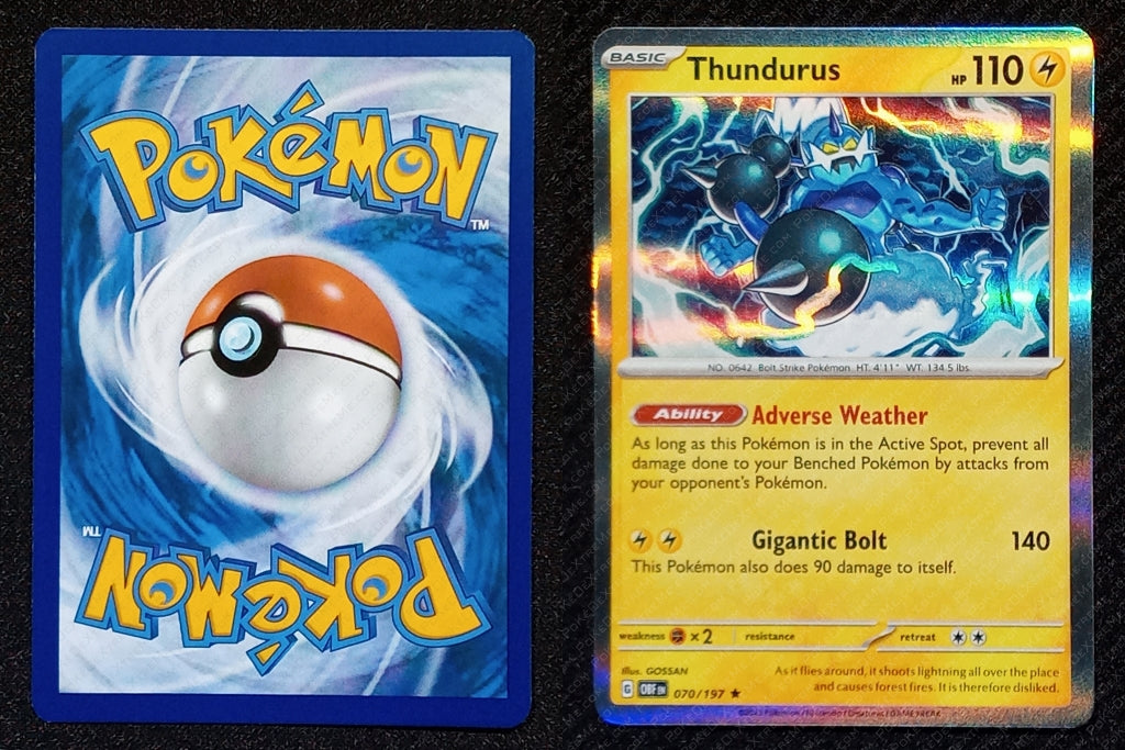 070/197 Thundurus {Window Holo}