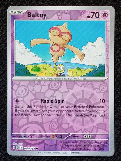 094/197 Baltoy {Reverse Holo}