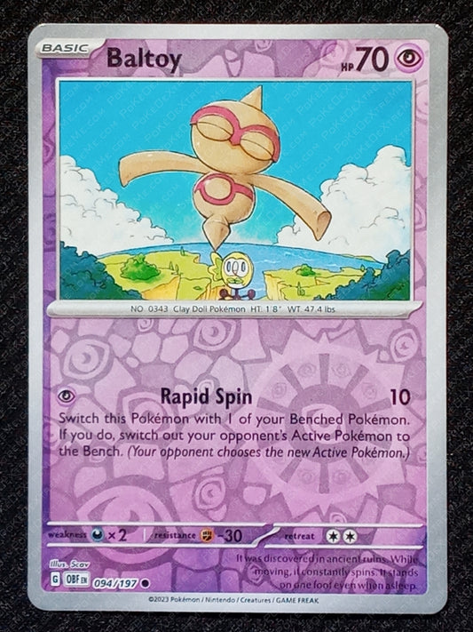 094/197 Baltoy {Reverse Holo}