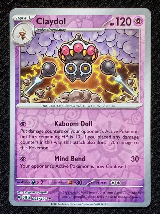 095/197 Claydol {Reverse Holo}