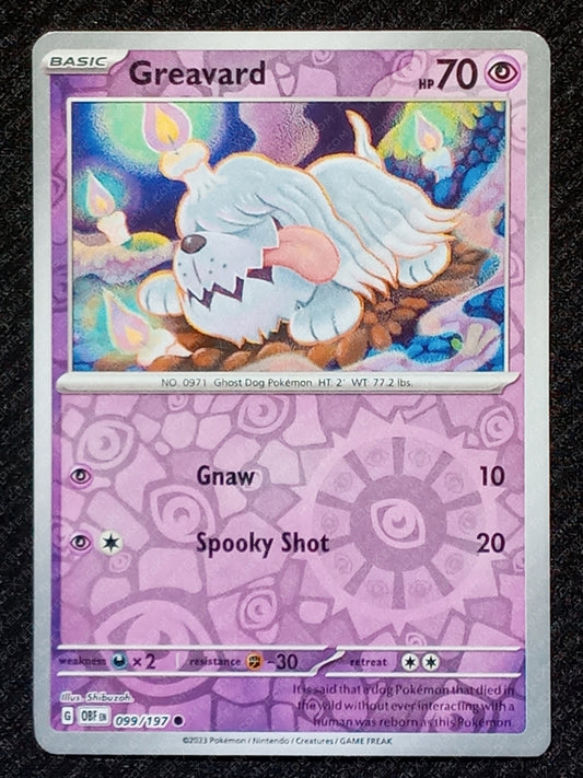 099/197 Greavard {Reverse Holo}