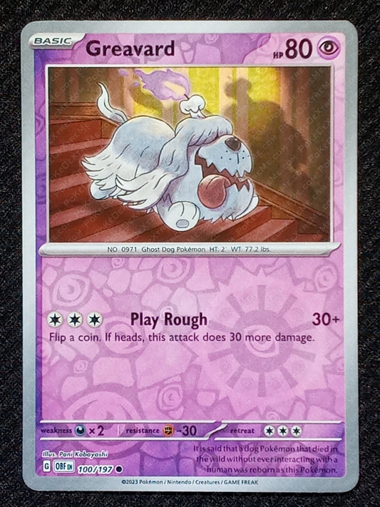 100/197 Greavard {Reverse Holo}